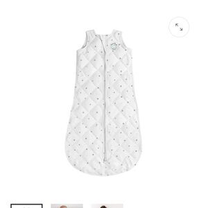 White Quilted Kids Pajamas Sleep Sack